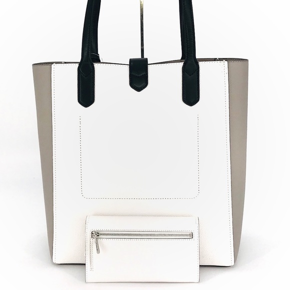 2PCS Michael Kors Cassie Medium NS Tote Wallet Set - Picture 4 of 8